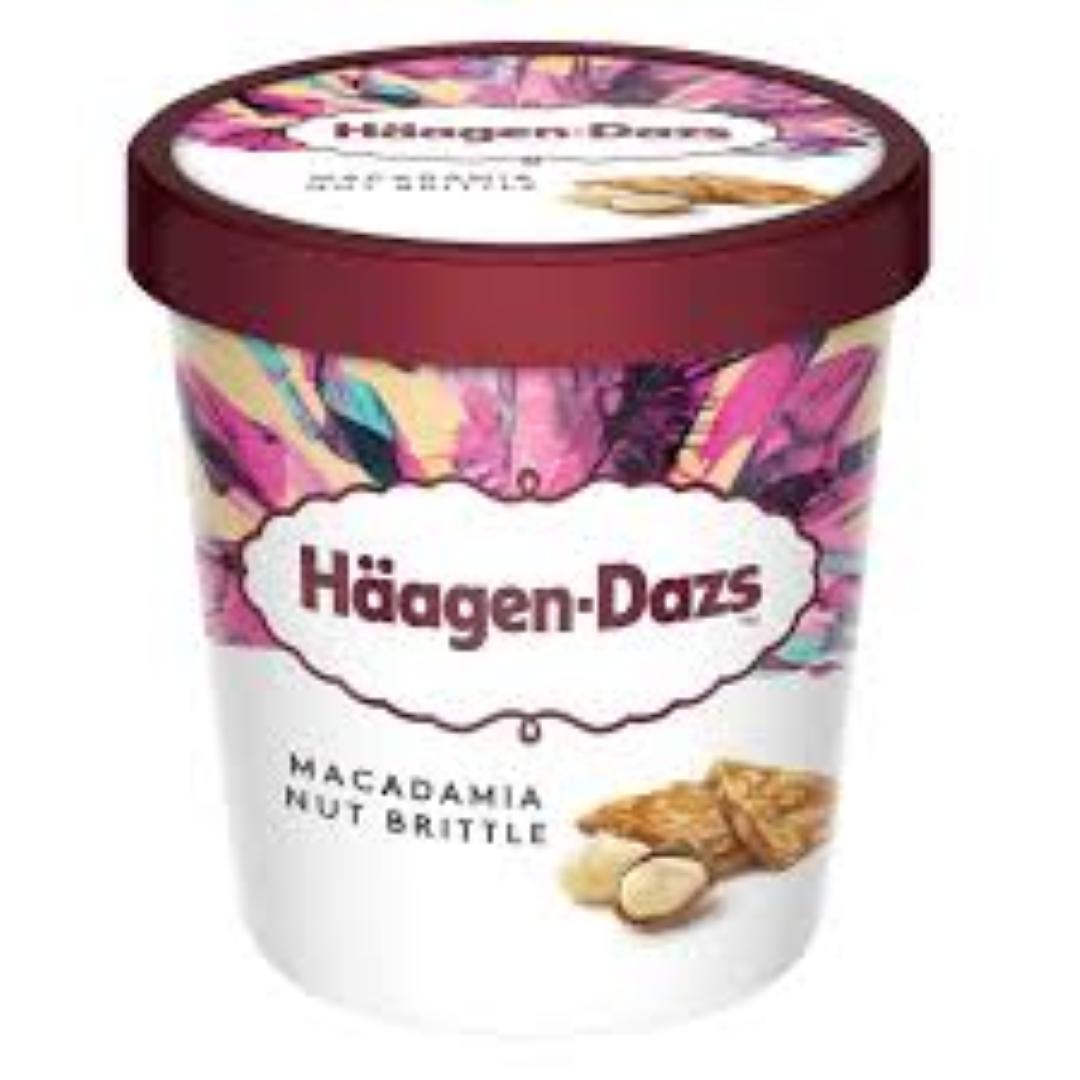 HAAGEN DAZS MACADAMIA NUT BRITTLE 100ML